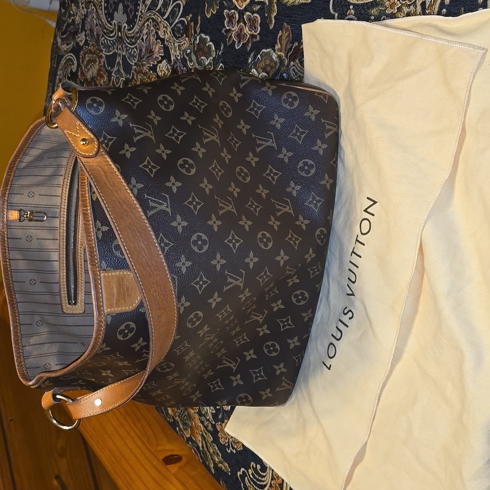 Louis Vuitton Monogram Delightful Bag in Brown and Tan Leather - Picture 14 of 14